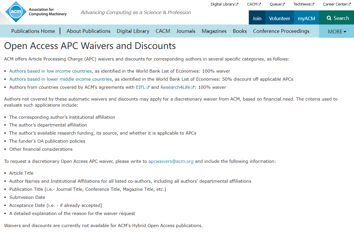 ACM OA