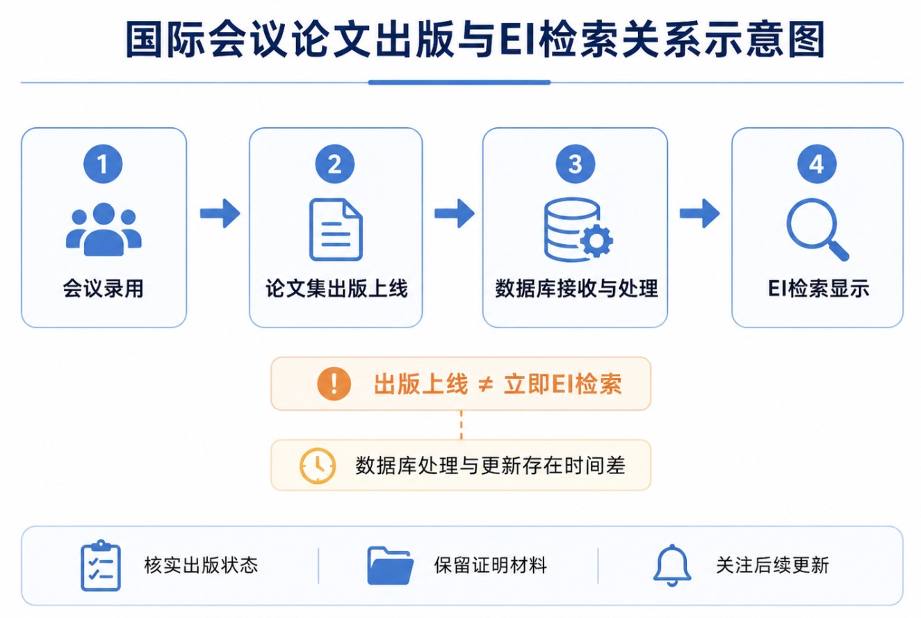 出版环节与EI检索的流程关系