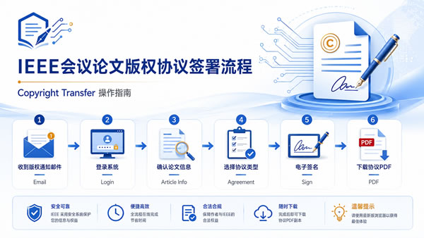 IEEE会议论文版权协议（Copyright Transfer）签署流程详细教程